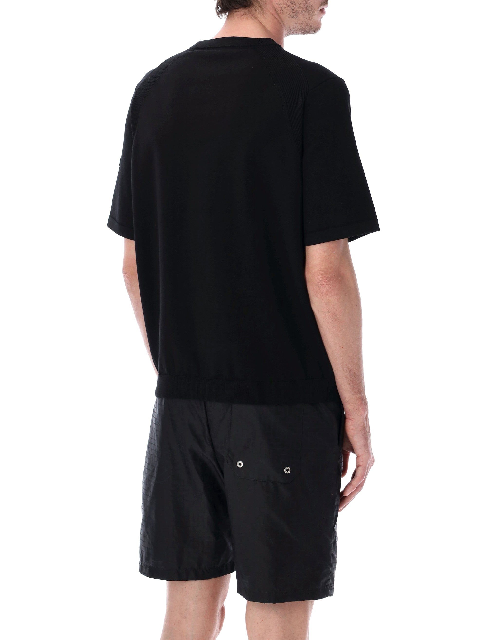 Tatras Calcante Knit T-Shirt Black Cotton
