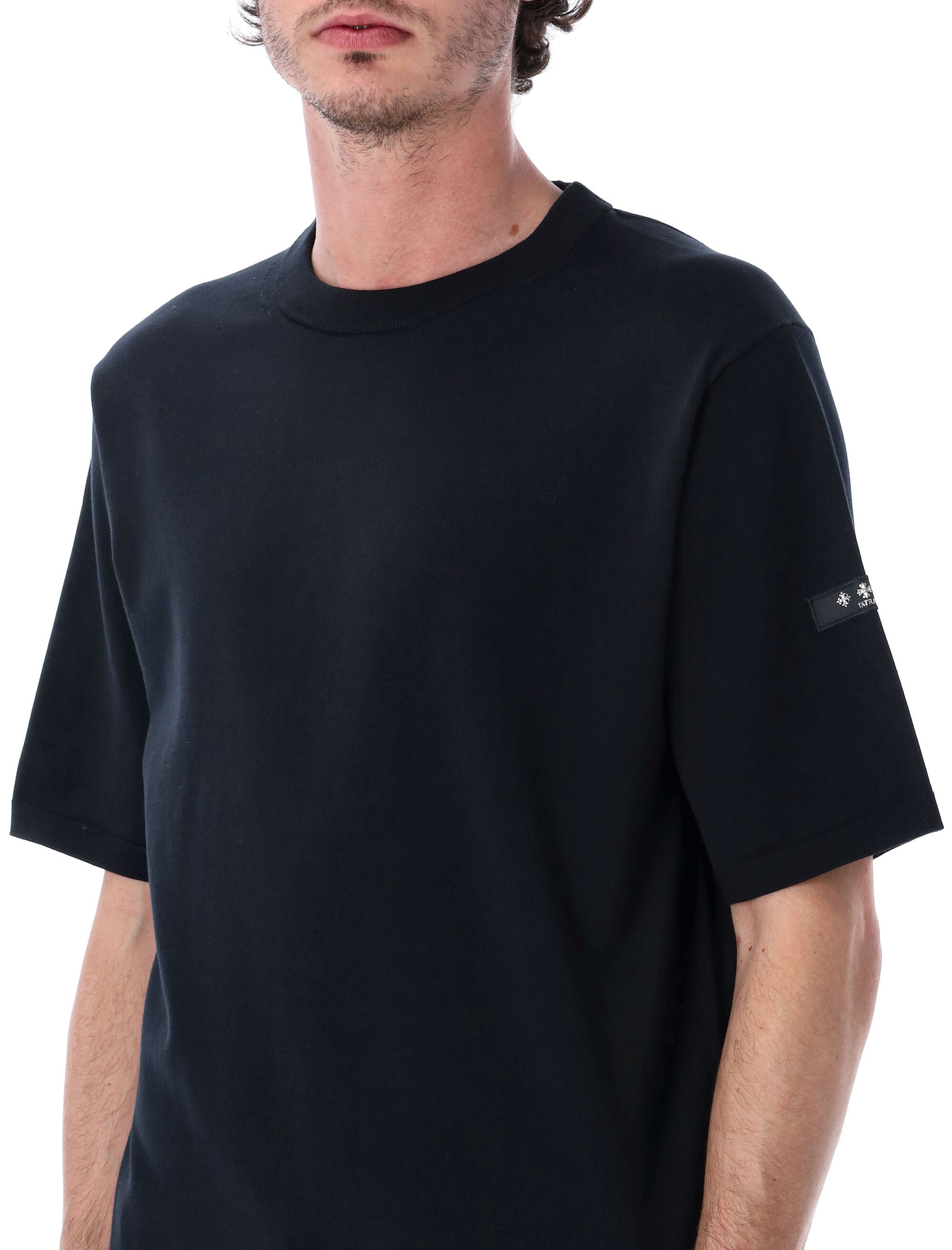 Tatras Calcante Knit T-Shirt Dark Navy Cotton