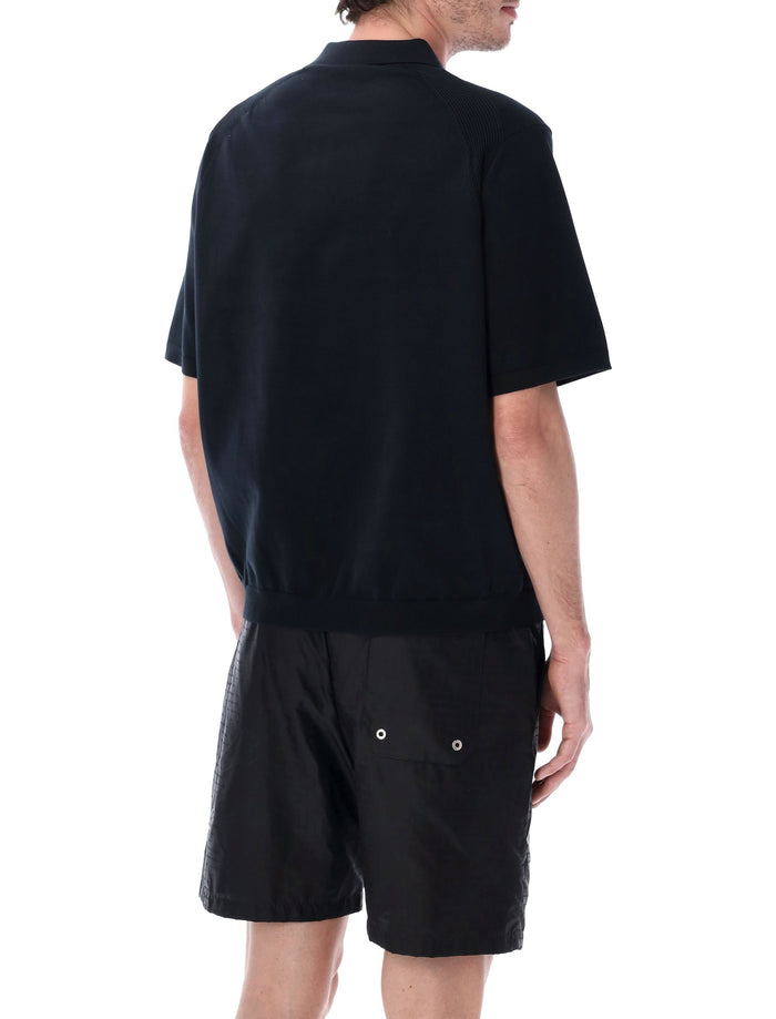 Tatras Teucro Knit Polo Dark Navy Cotton T-shirt