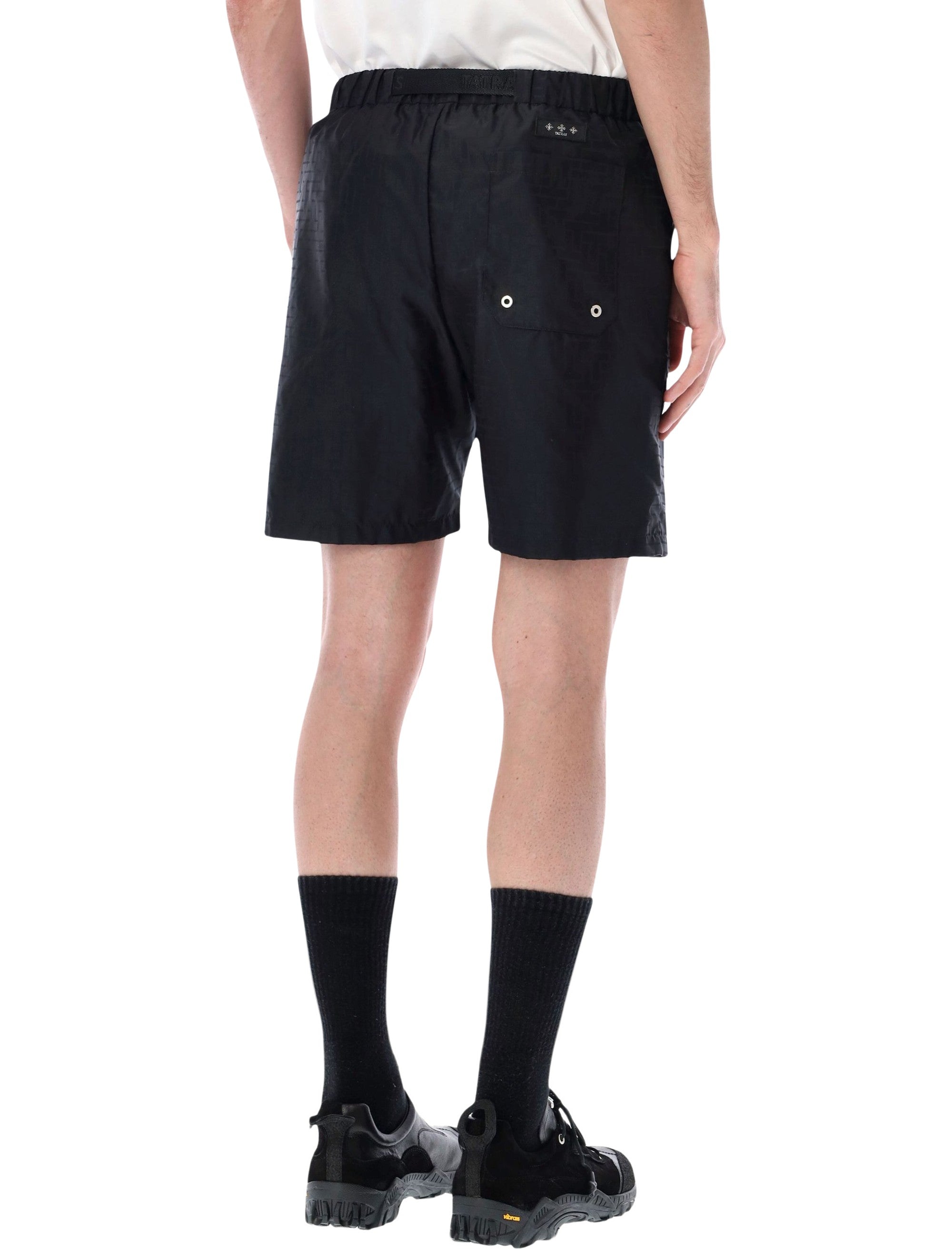 Tatras Runori Jacquard Shorts Black Nylon