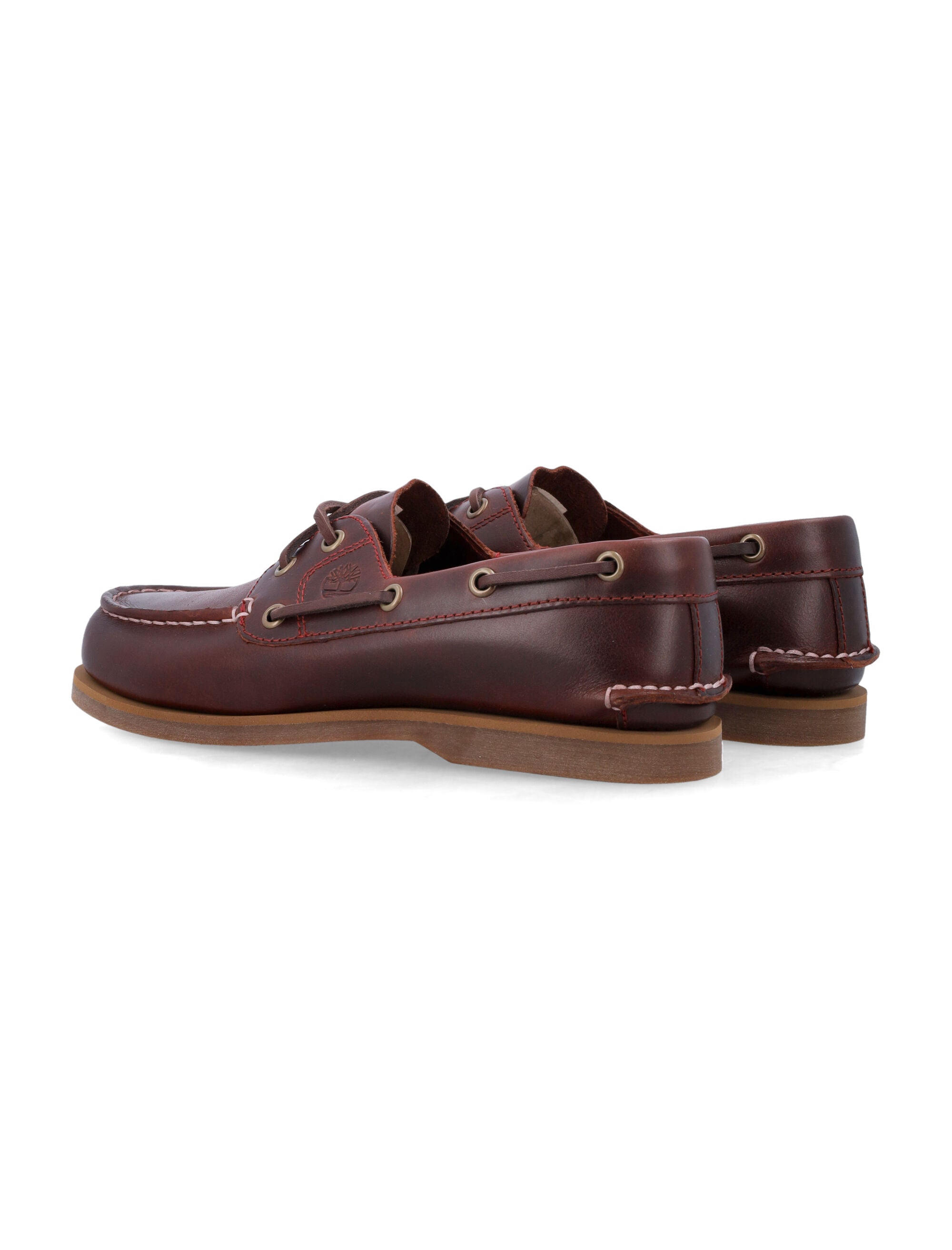 Timberland classic womens bordeaux Boat shoe Burgundy Leather Sole Loafers