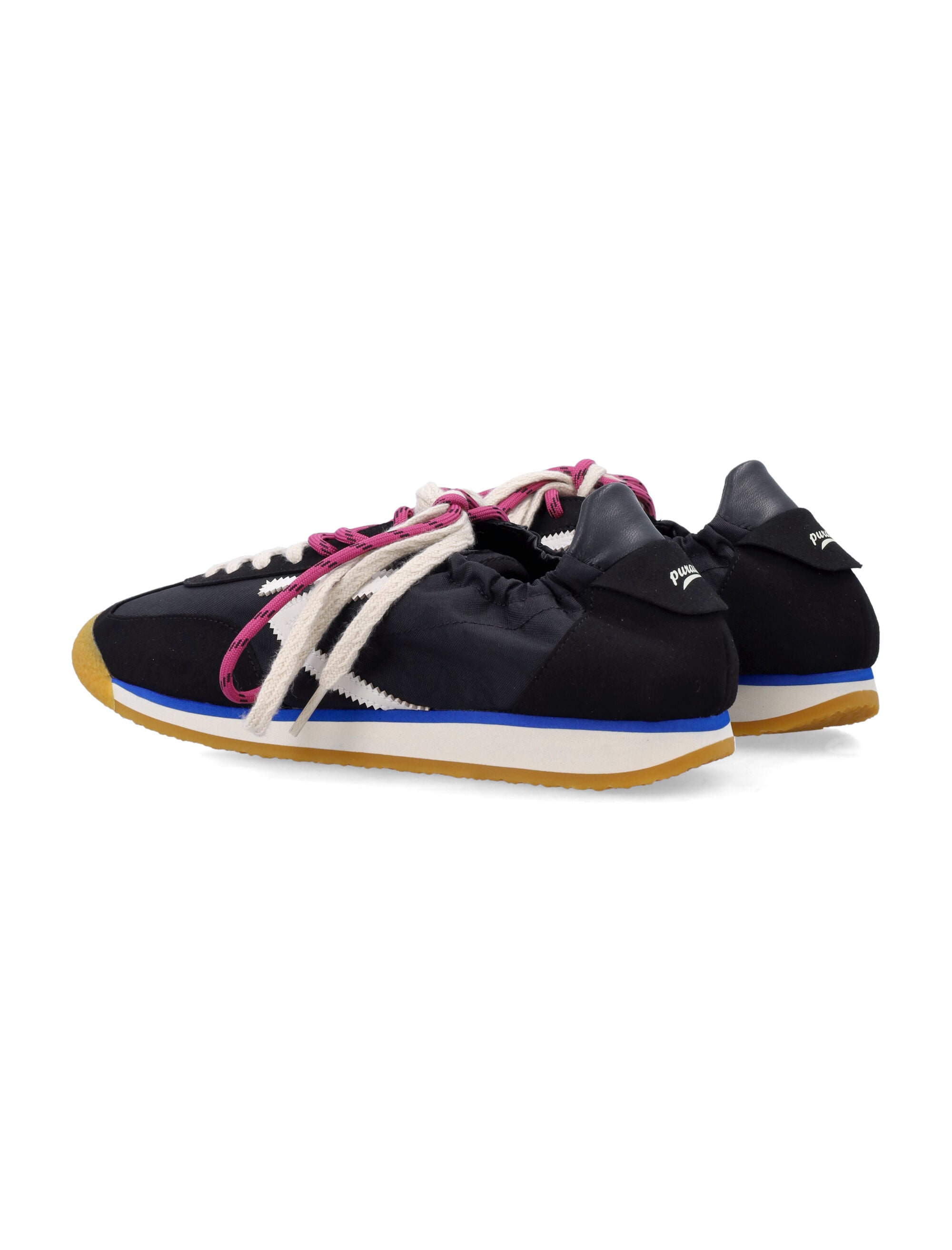 Puraai Panther vegan lace-up sneakers Black Synthetic Sole