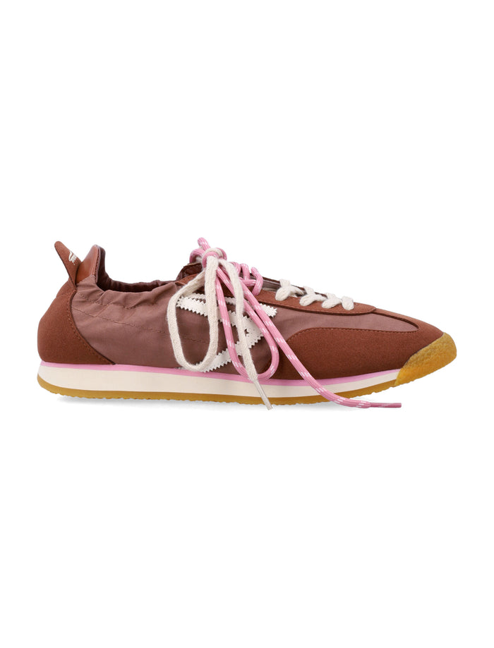 Puraai Panther vegan lace-up sneakers Brown Synthetic Sole