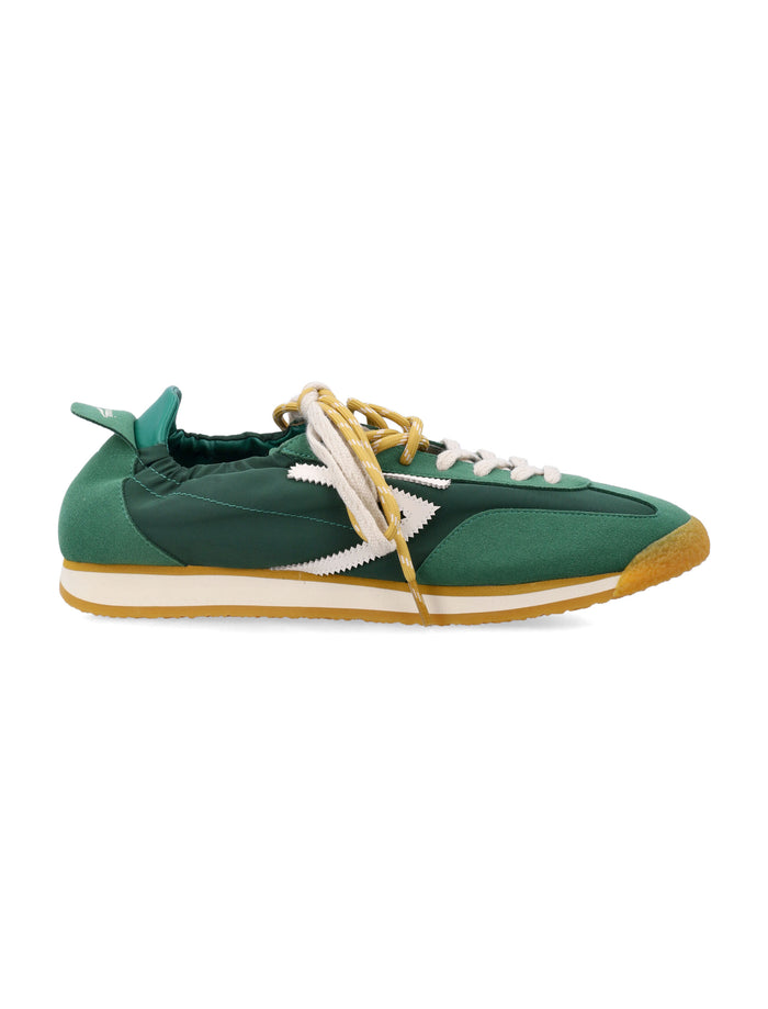 Puraai Panther vegan lace-up sneakers Green Synthetic Sole