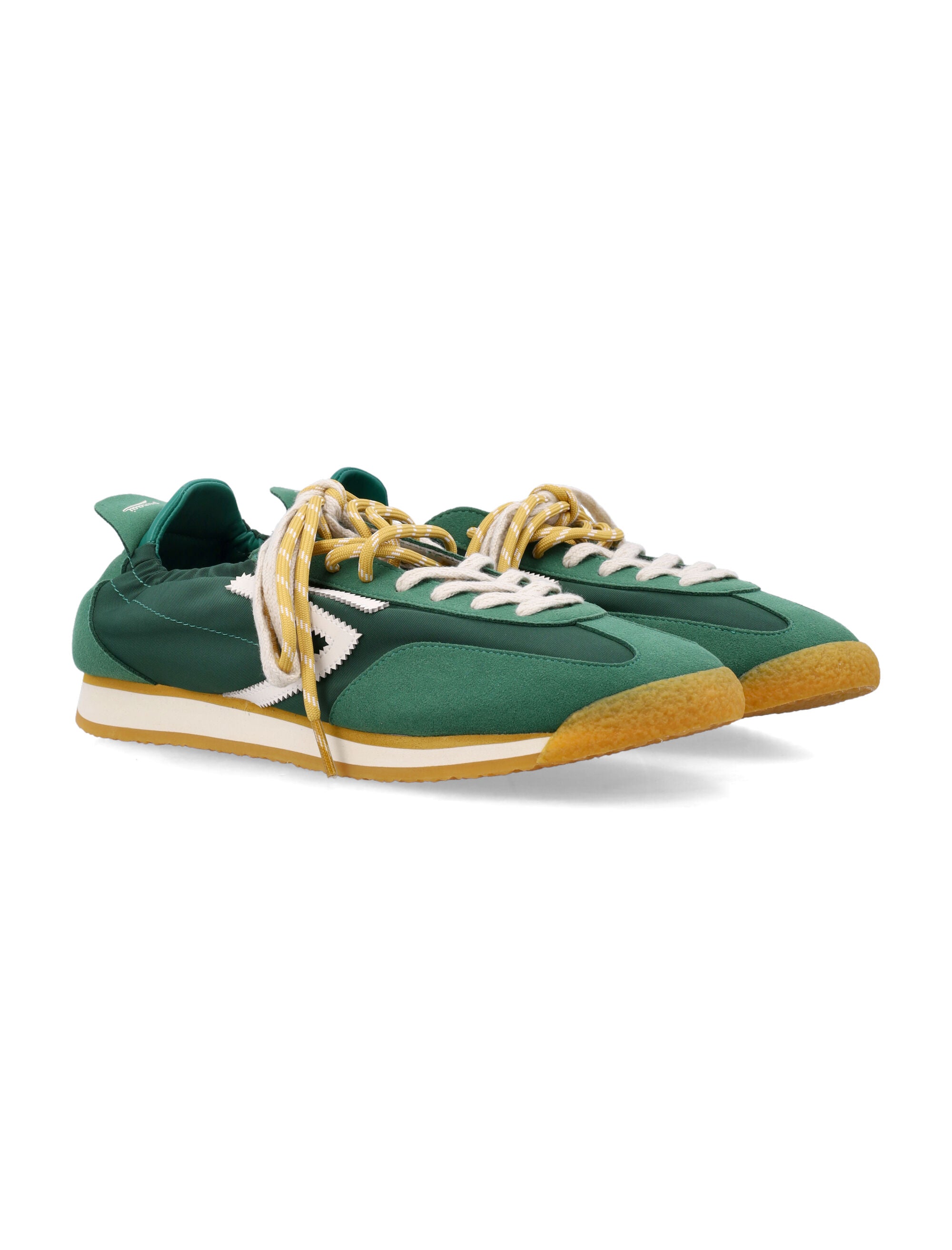 Puraai Panther vegan lace-up sneakers Green Synthetic Sole