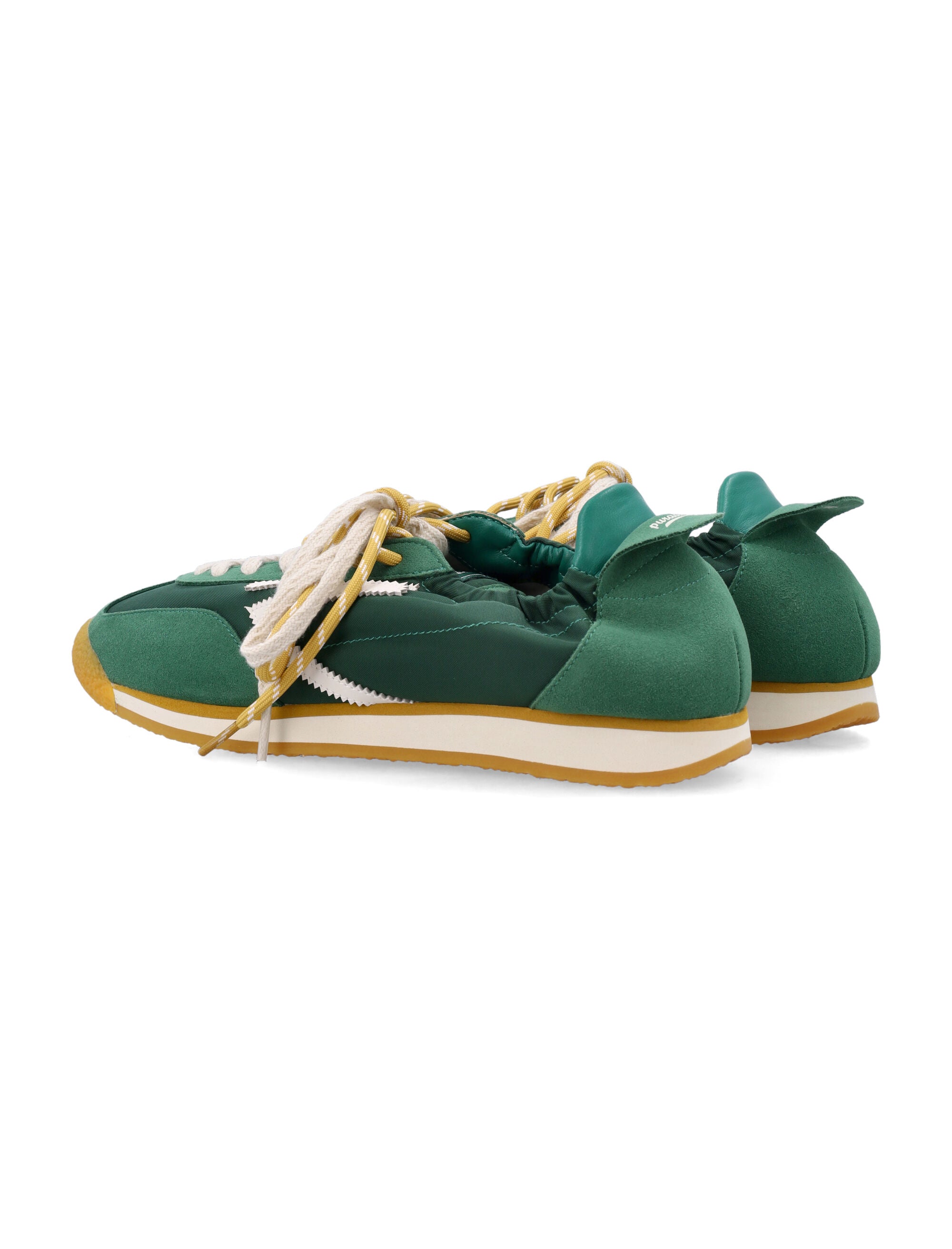 Puraai Panther vegan lace-up sneakers Green Synthetic Sole