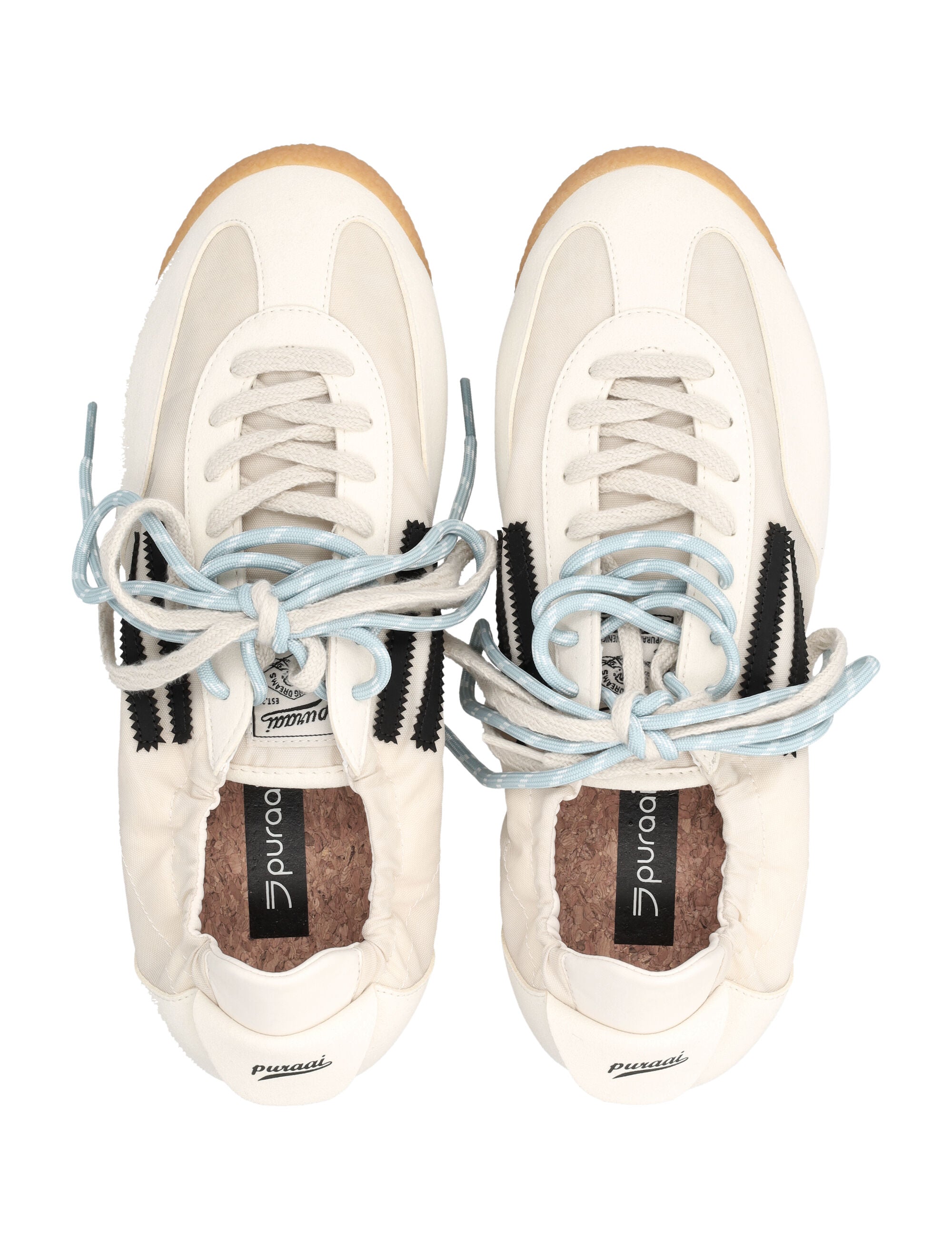 Puraai Panther vegan lace-up sneakers White Synthetic Sole