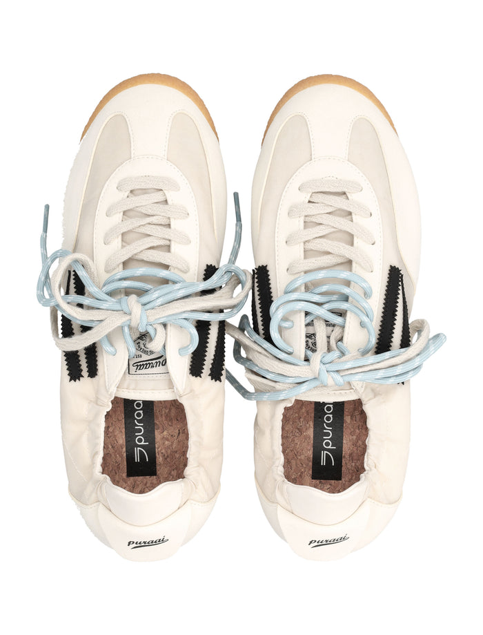 Puraai Panther vegan lace-up sneakers White Synthetic Sole