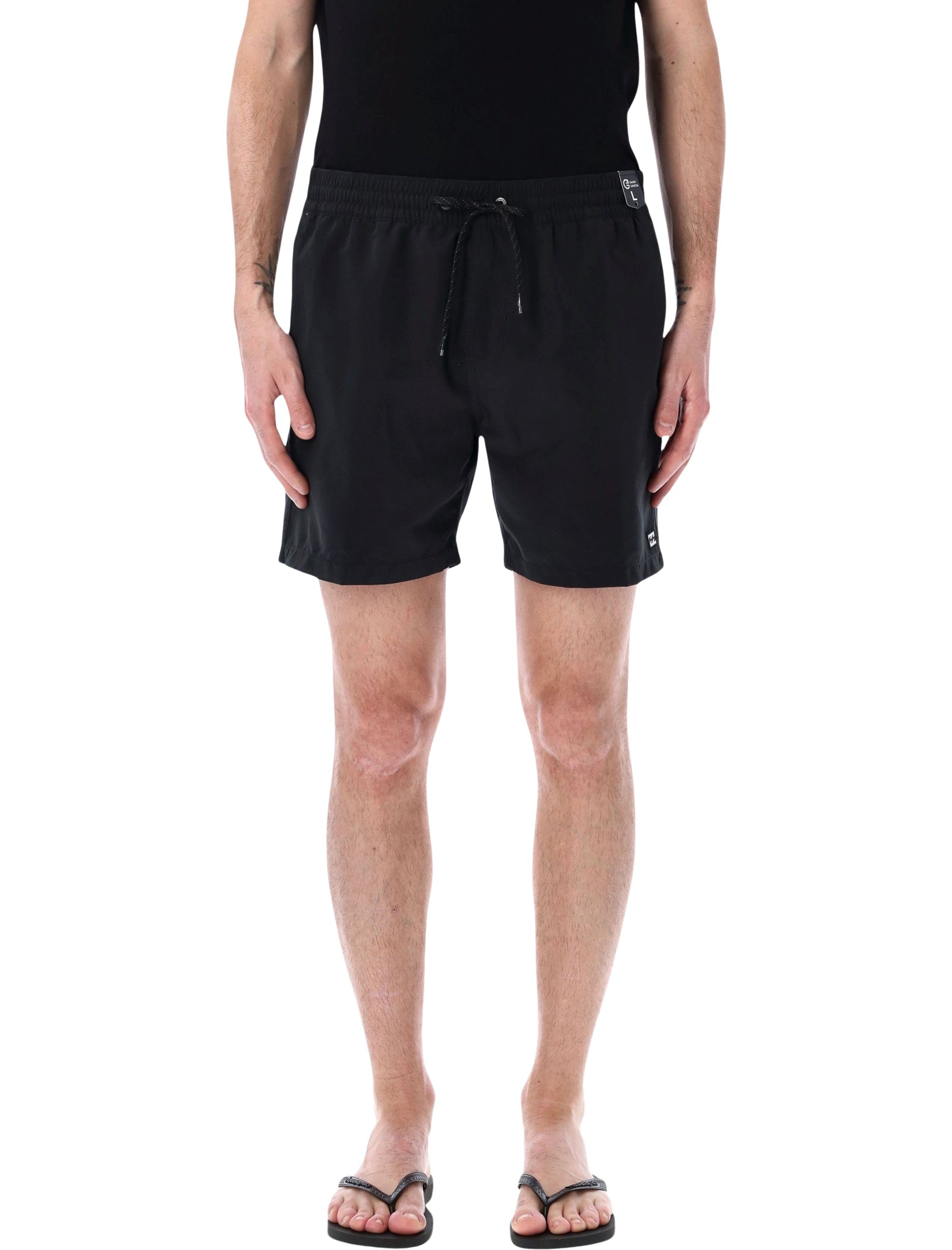 Billabong All Day Layback Trunks Black Recycled Polyester Swimwear