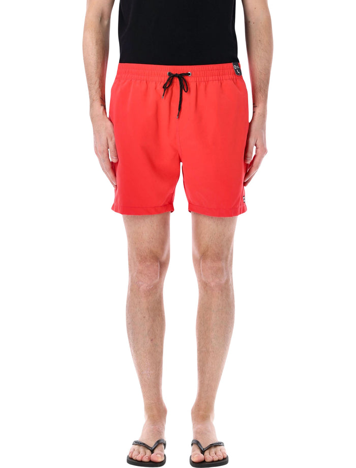 Billabong All Day Layback Trunks Red Hot Rust Copper Recycled Polyester Swimwear
