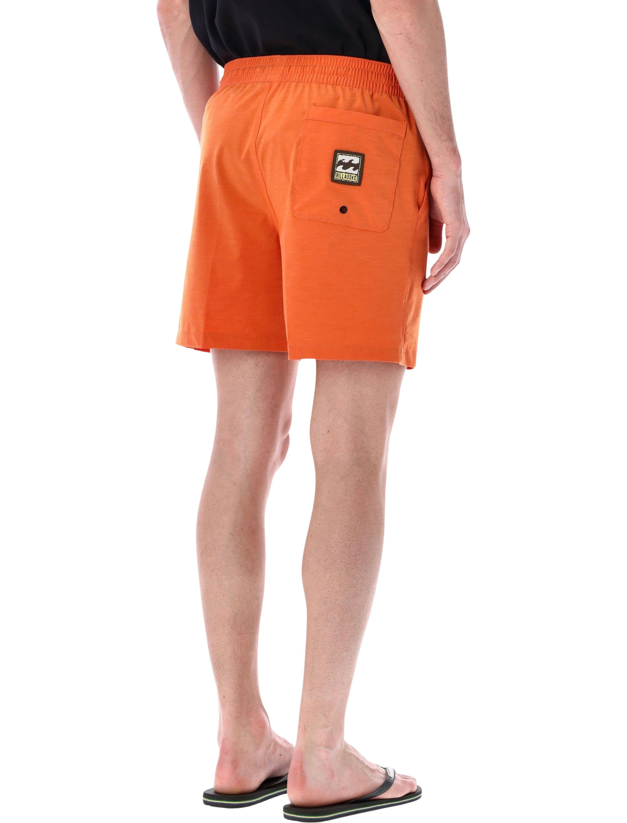 Billabong Every Other Day Layback 16 Swim Trunks Clay Orange Recycled Polyester Swimwear