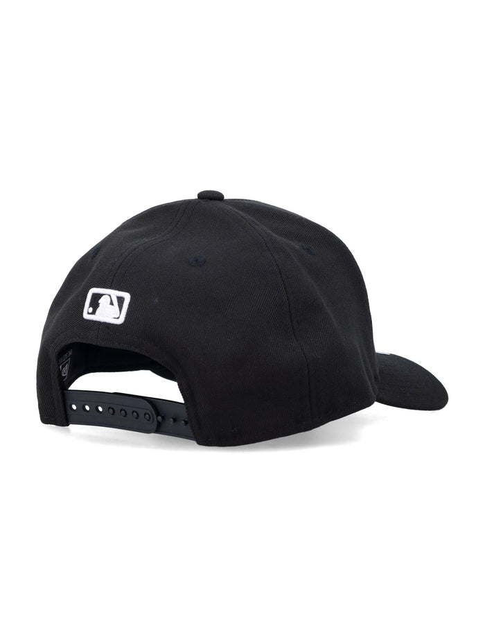 New Era Black 9forty Mcrown Ny Cap Polyester Hat