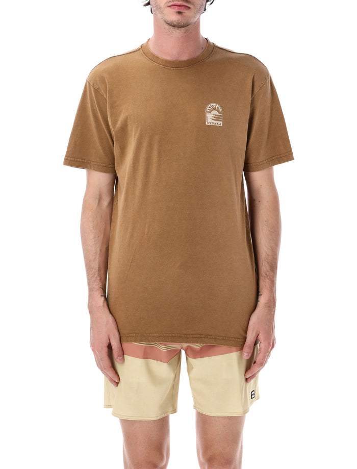 Vissla Canopy Cosmic Wash Tee Chocolate Cotton T-shirt