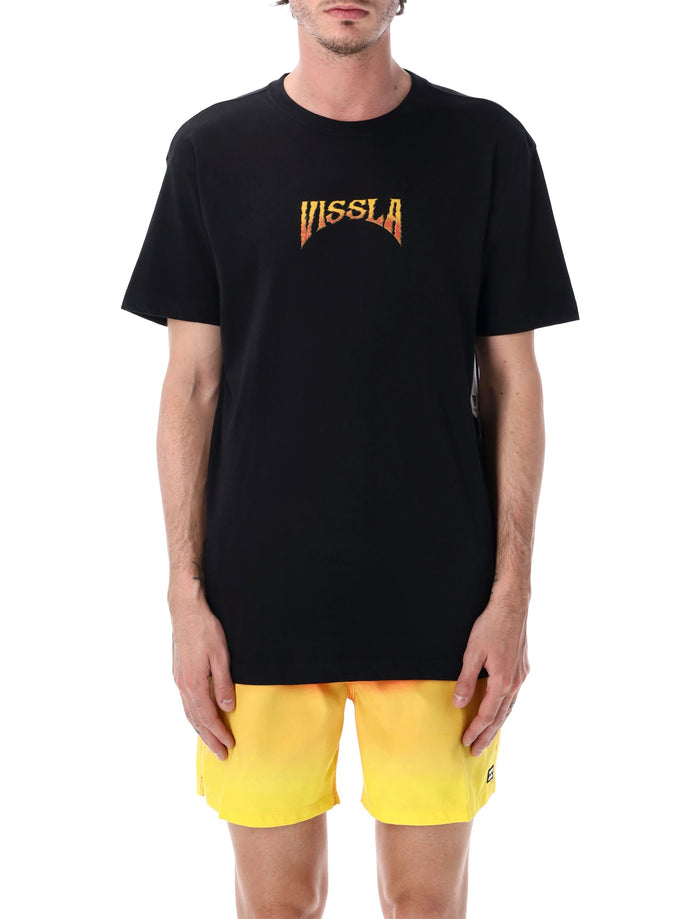 Vissla Firing Sesh Eco Tee Phantom Organic Cotton T-shirt