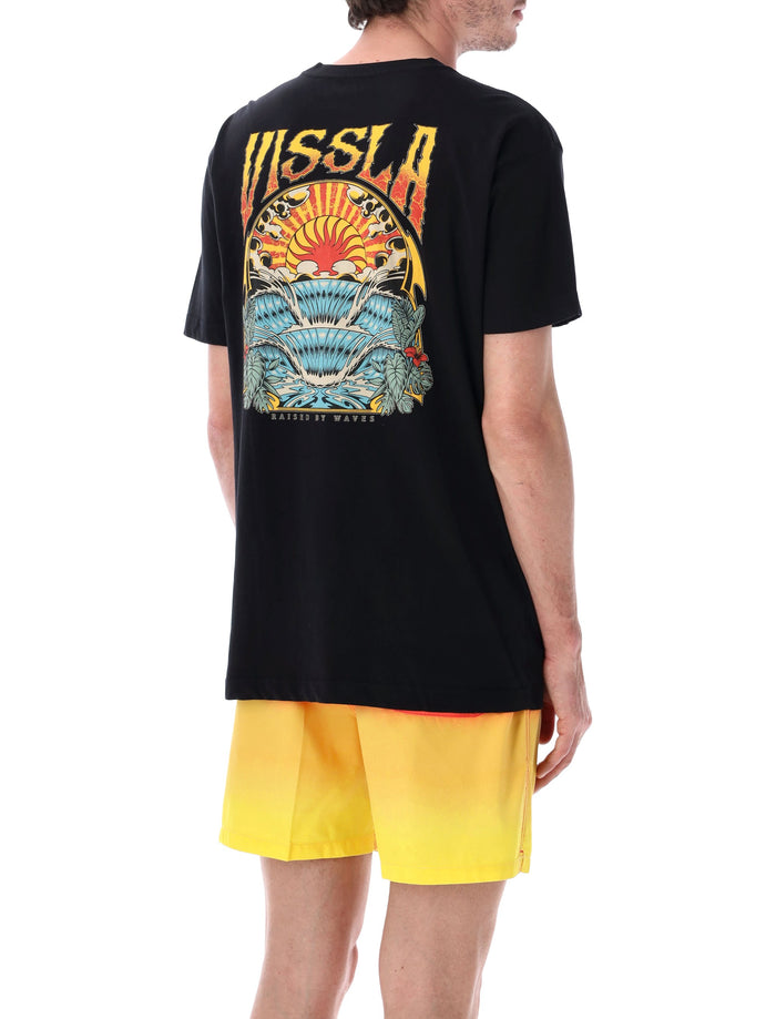 Vissla Firing Sesh Eco Tee Phantom Organic Cotton T-shirt