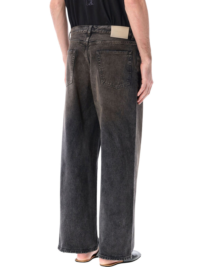 Our Legacy Vast Cut Wide-Leg Jeans Nebula Wash Cotton
