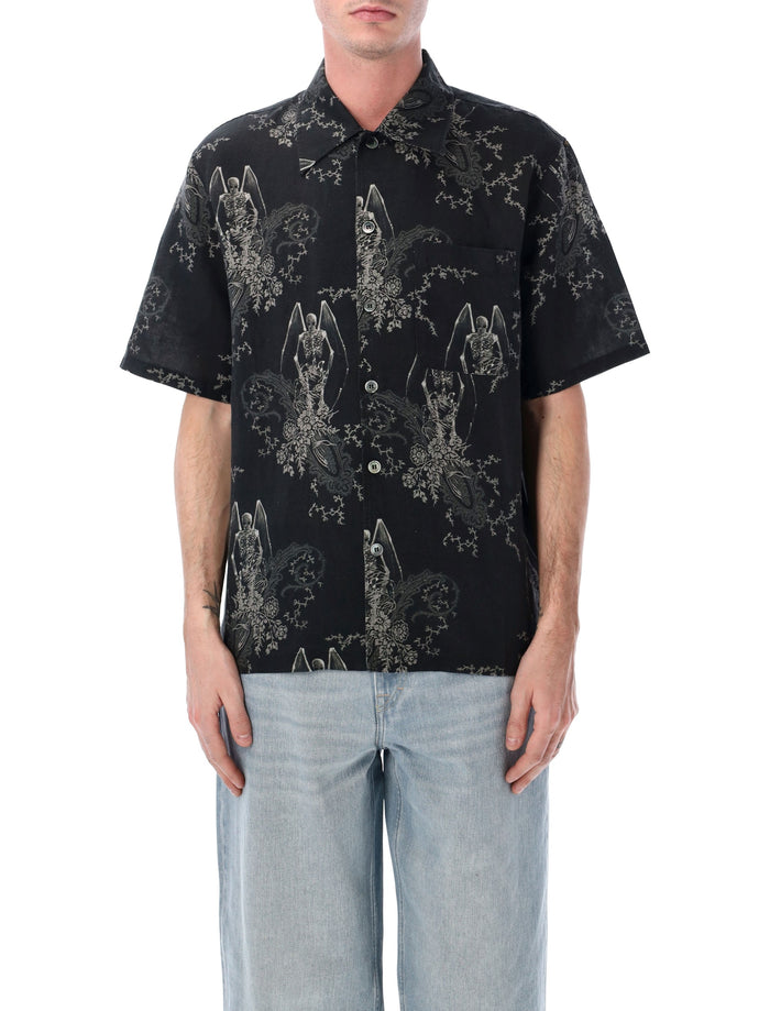 Our Legacy Every shirt in Death Paisley print Black Cotton