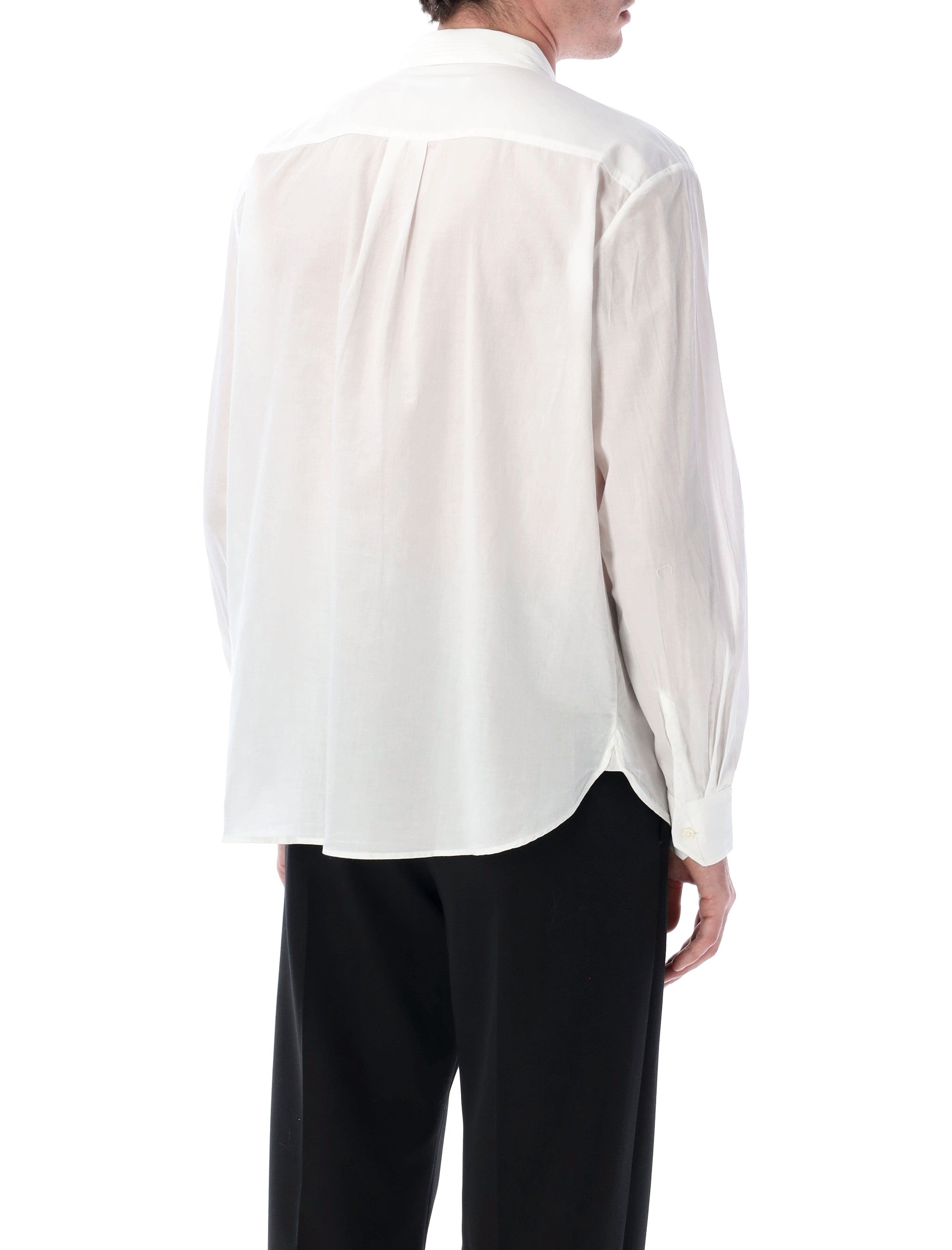 Our Legacy Ivory Pintuck Cotton Promise Shirt White