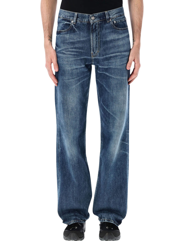 Our Legacy Carlson Cut Denim Jeans Blue Wash Cotton
