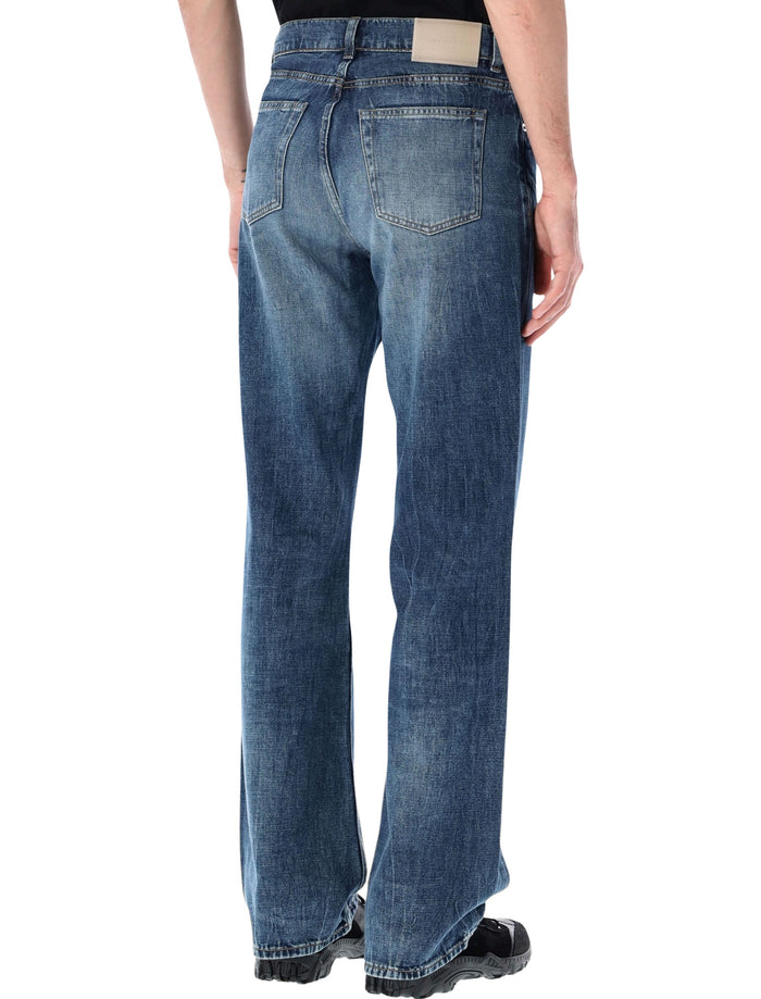 Our Legacy Carlson Cut Denim Jeans Blue Wash Cotton