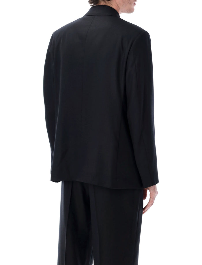 Our Legacy unconstructed DB wool blazer Black Lining