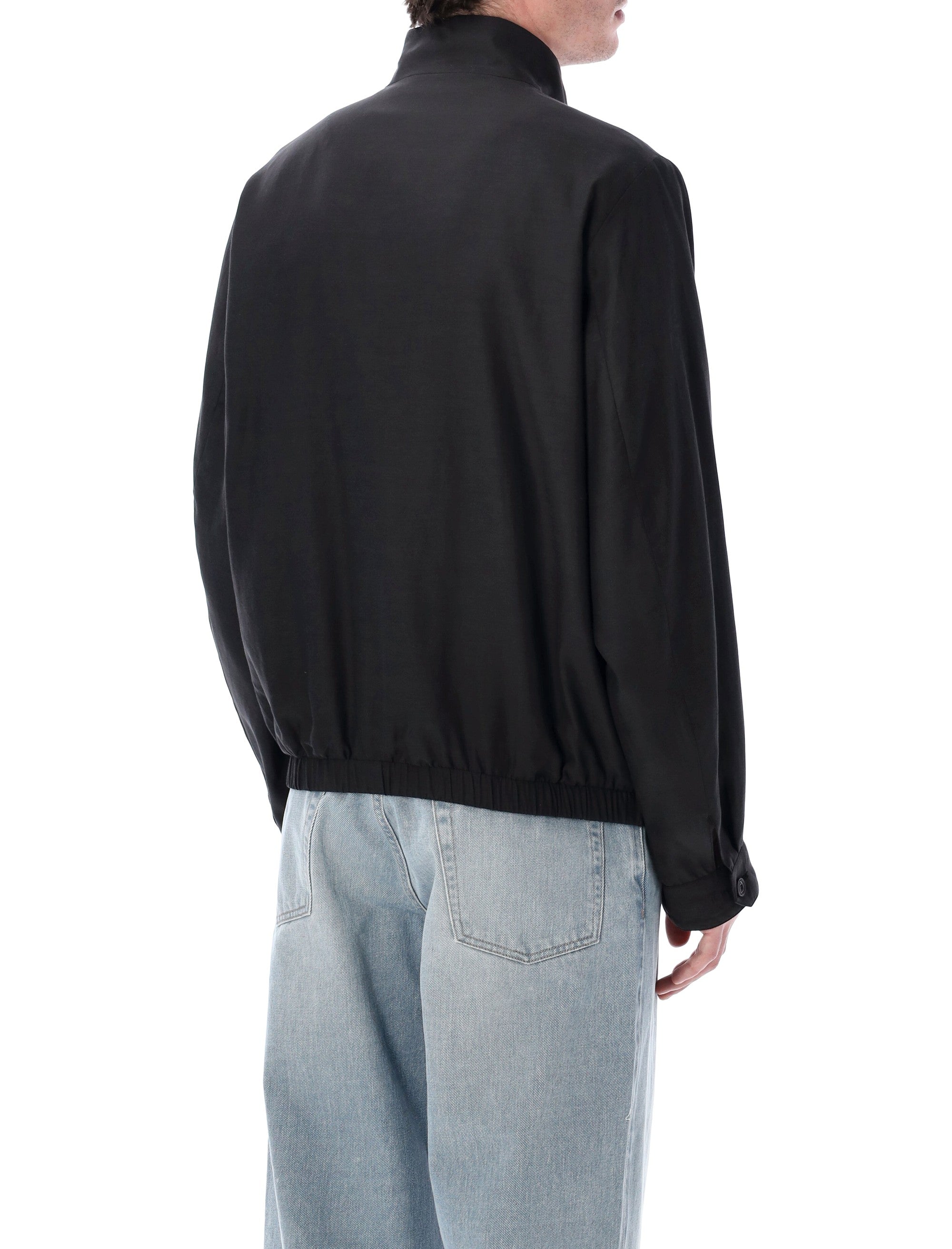 Our Legacy Casino Bomber Jacket Black Cupro