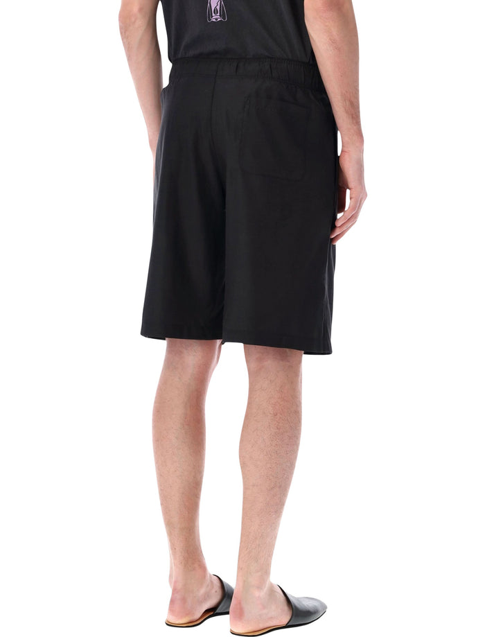 Our Legacy relaxed fit Leisure shorts Black Cupro