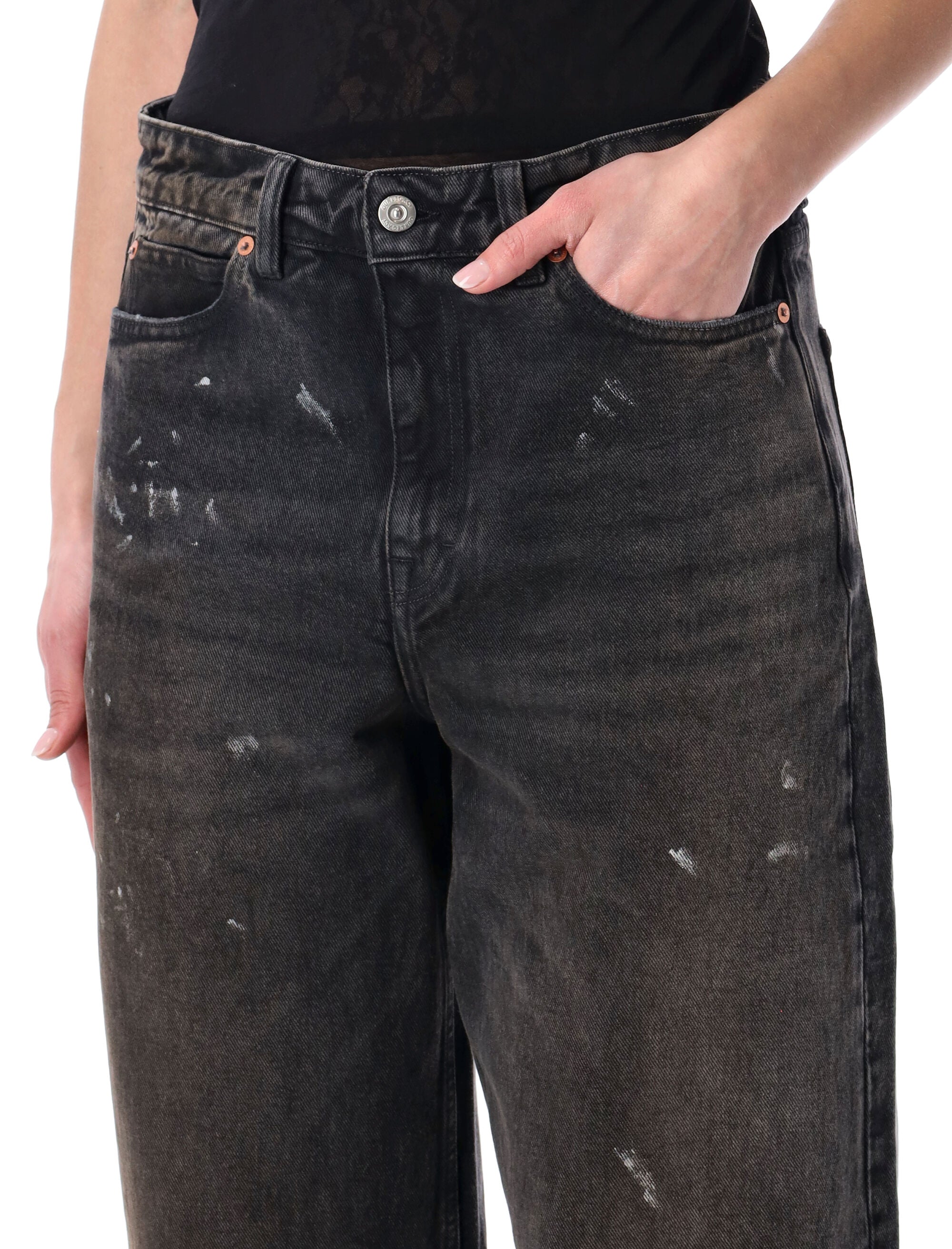 Our Legacy Full Cut nebula wash jeans Dark Cotton