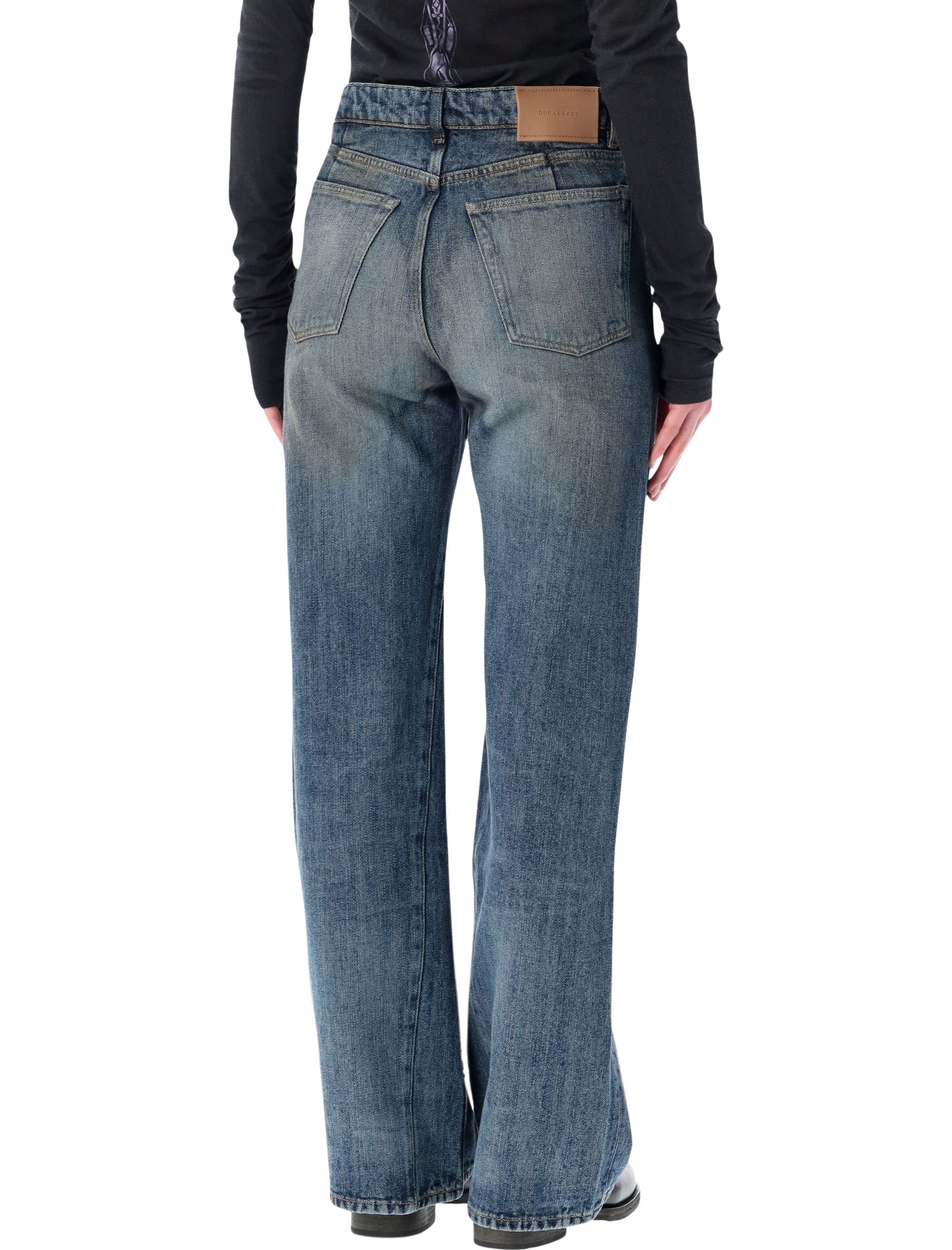 Our Legacy Treble cut jeans Rocker Storm Wash Cotton