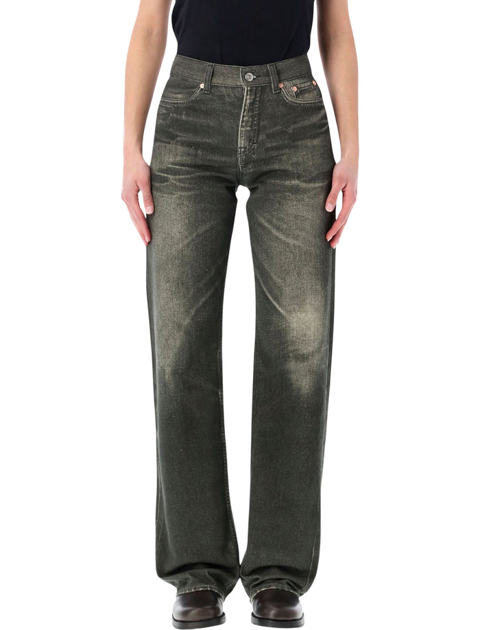 Our Legacy Wata Cut jeans Digital Black Aurora Print Cotton