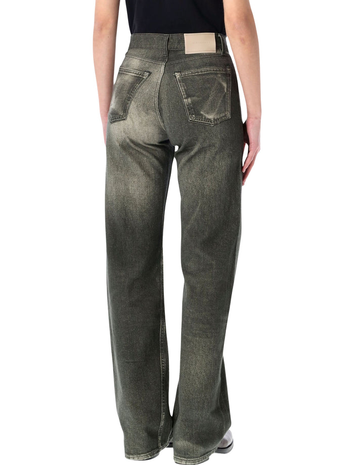 Our Legacy Wata Cut jeans Digital Black Aurora Print Cotton
