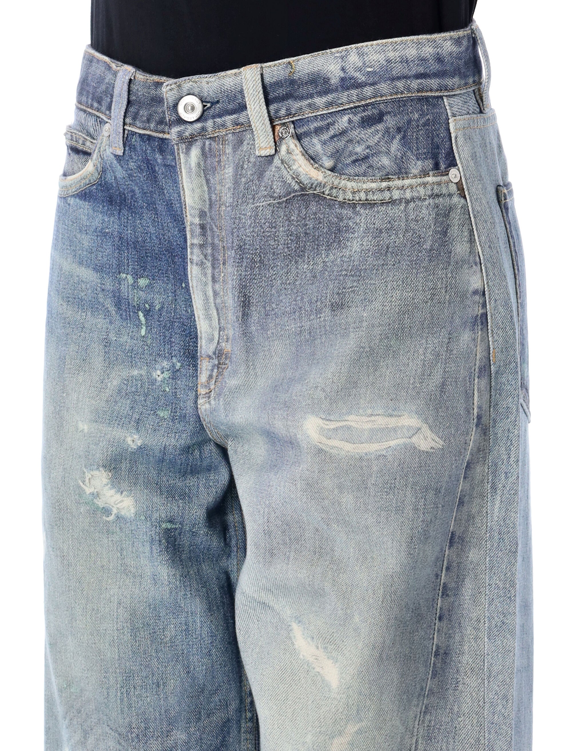 Our Legacy printed denim pants Digital Print Cotton Jean