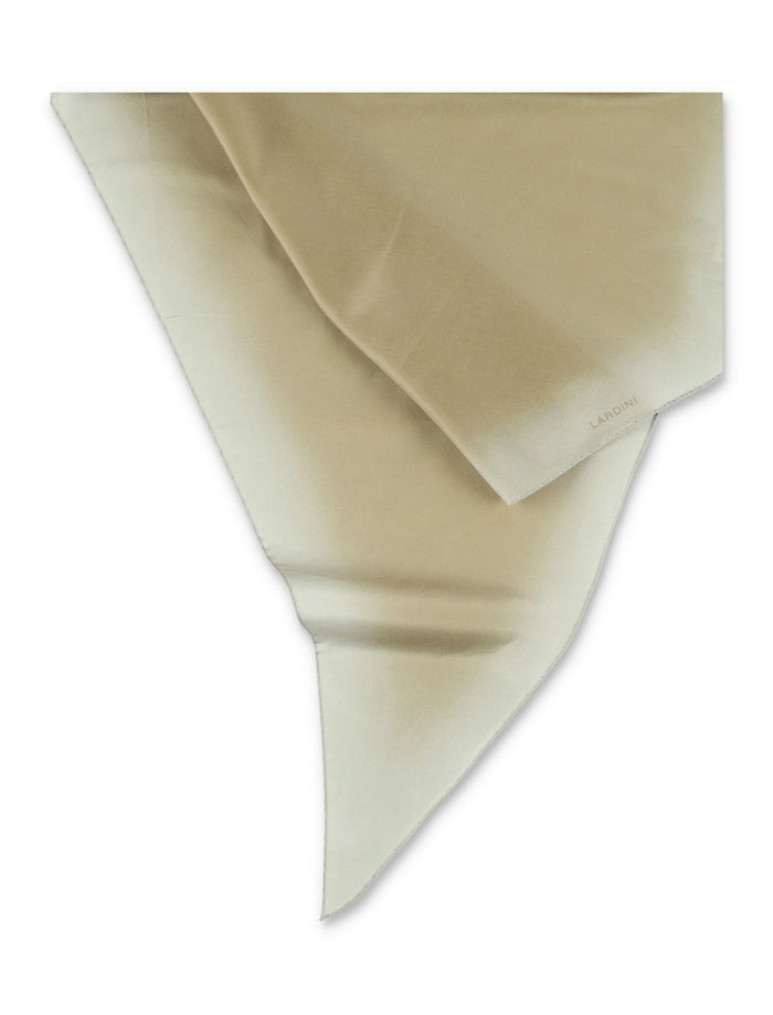 Lardini Cotton and Silk Scarf Beige