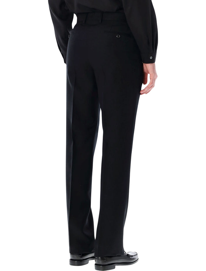 Lardini black EcoVero elegant trousers Viscose Pant