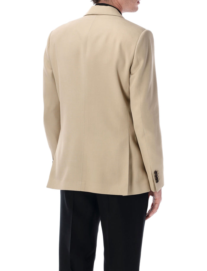 Lardini Attitude EcoVero single-breasted jacket Champaigne Viscose Blazer
