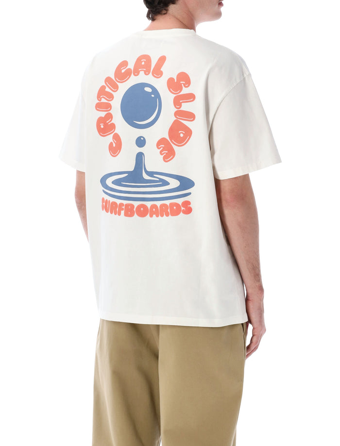 Tcss Resin Drop T-Shirt Vintage White Cotton