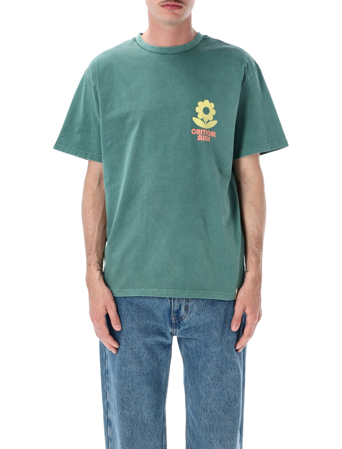 Tcss Sunflower T-Shirt Dusty Green Cotton