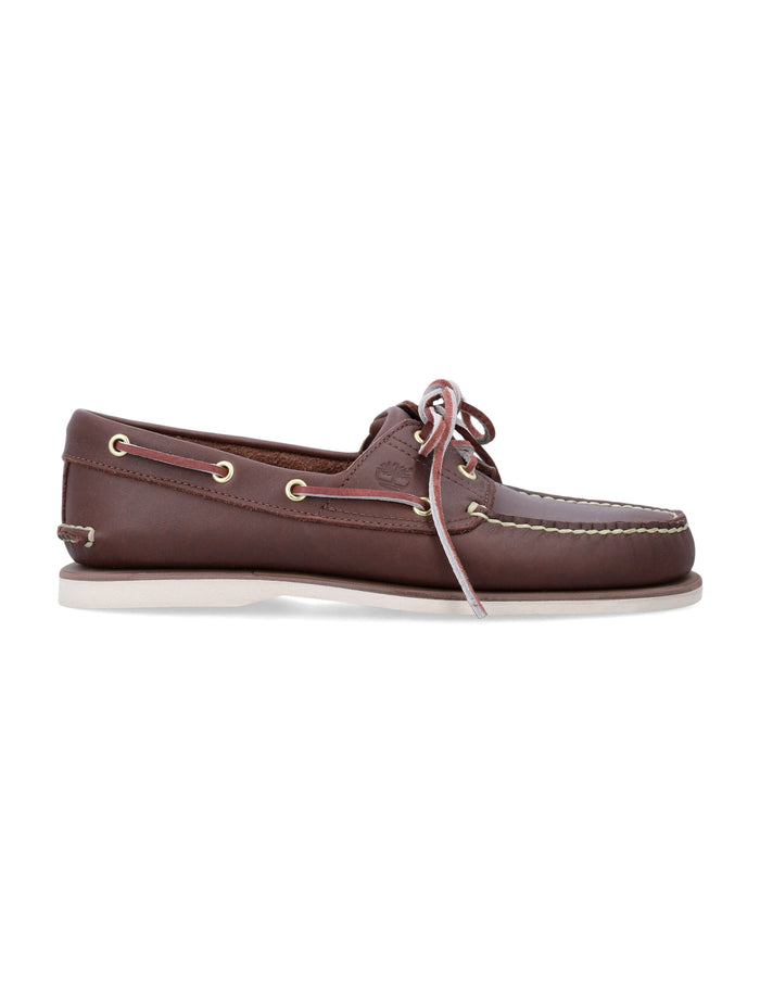 Timberland Classic 2-Eye Boat Shoe Brown Upper Loafers