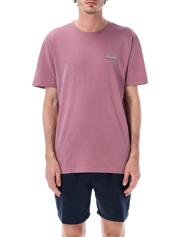 Vissla Skull Isle Organic Tee Plum Cotton T-shirt