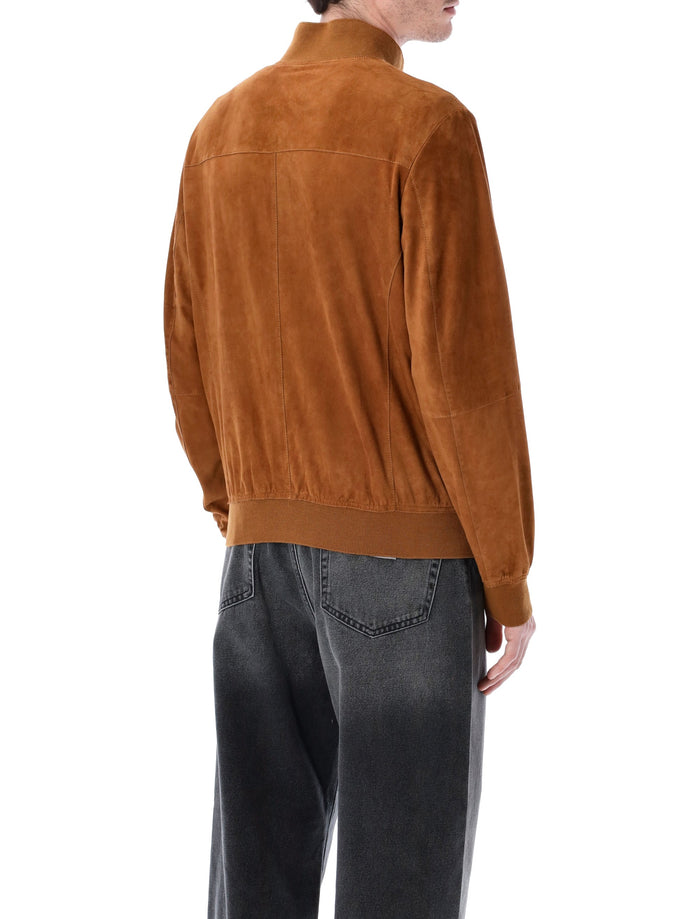 Sword 6.6.44 Suede Jacket Cognac Ovine Leather