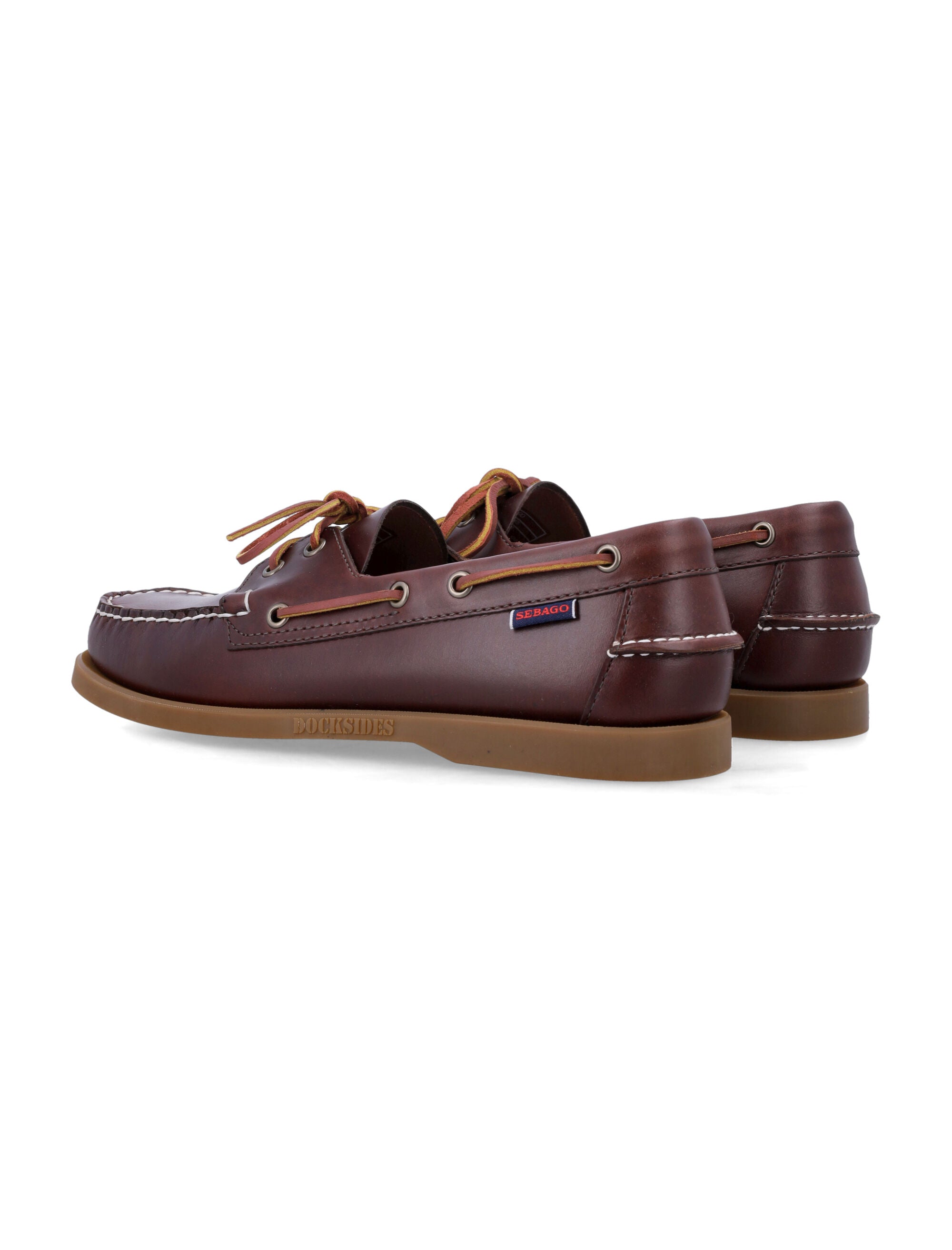 Sebago Docksides Portland waxed boat shoes Brown Honey Upper Loafers