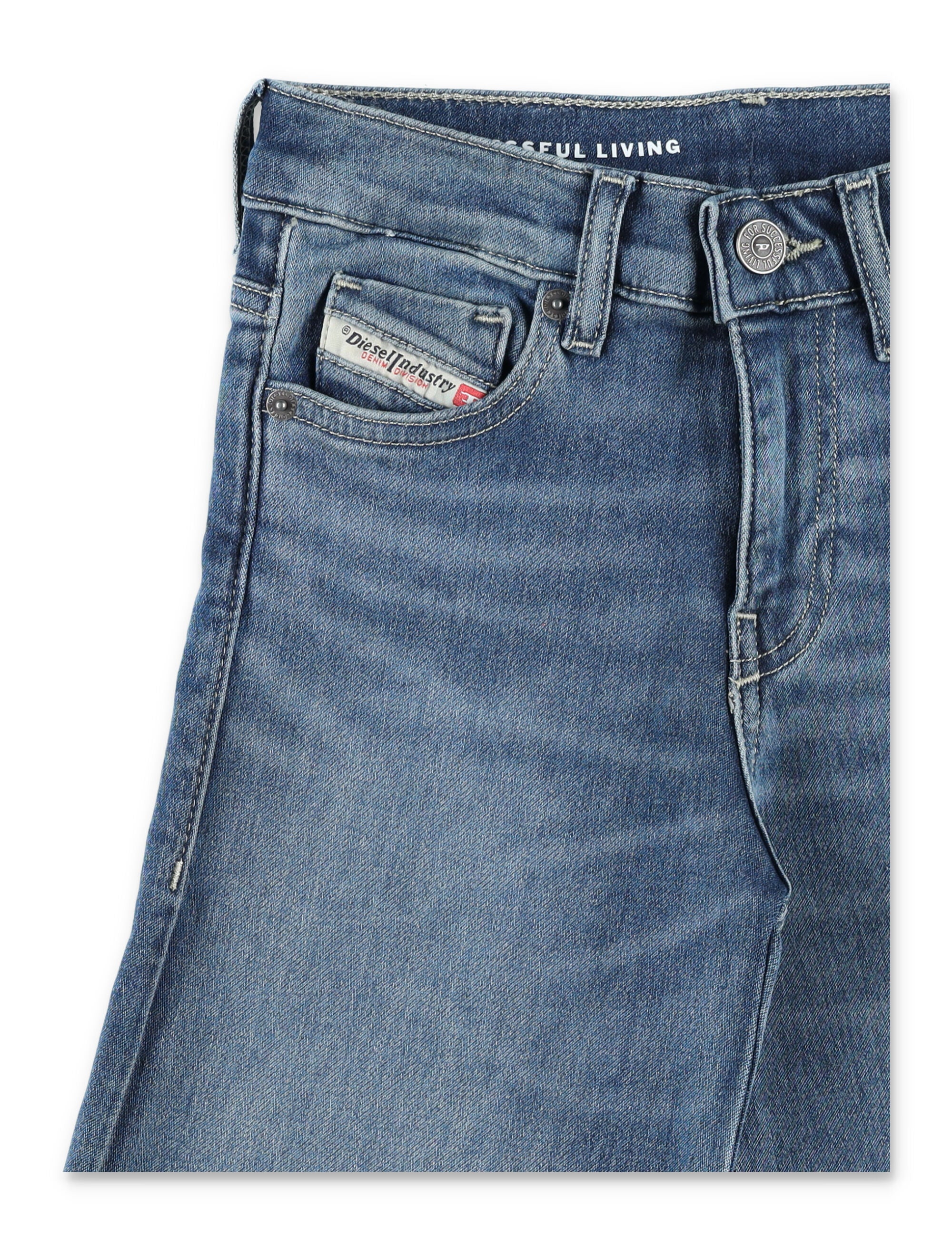Diesel 1978-J Girls Slim Flared Jeans Denim Cotton