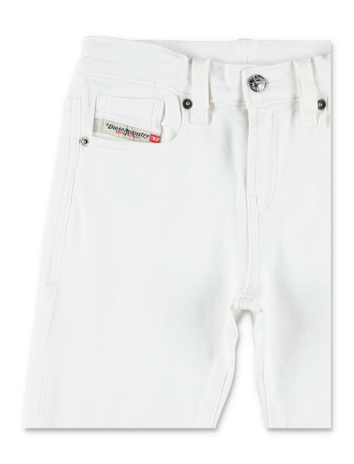 Diesel boys D-Viker-J JoggJeans White Cotton Jean