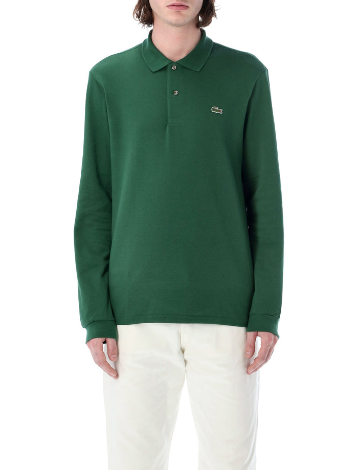 Lacoste long-sleeve classic polo Green Cotton Tshirt