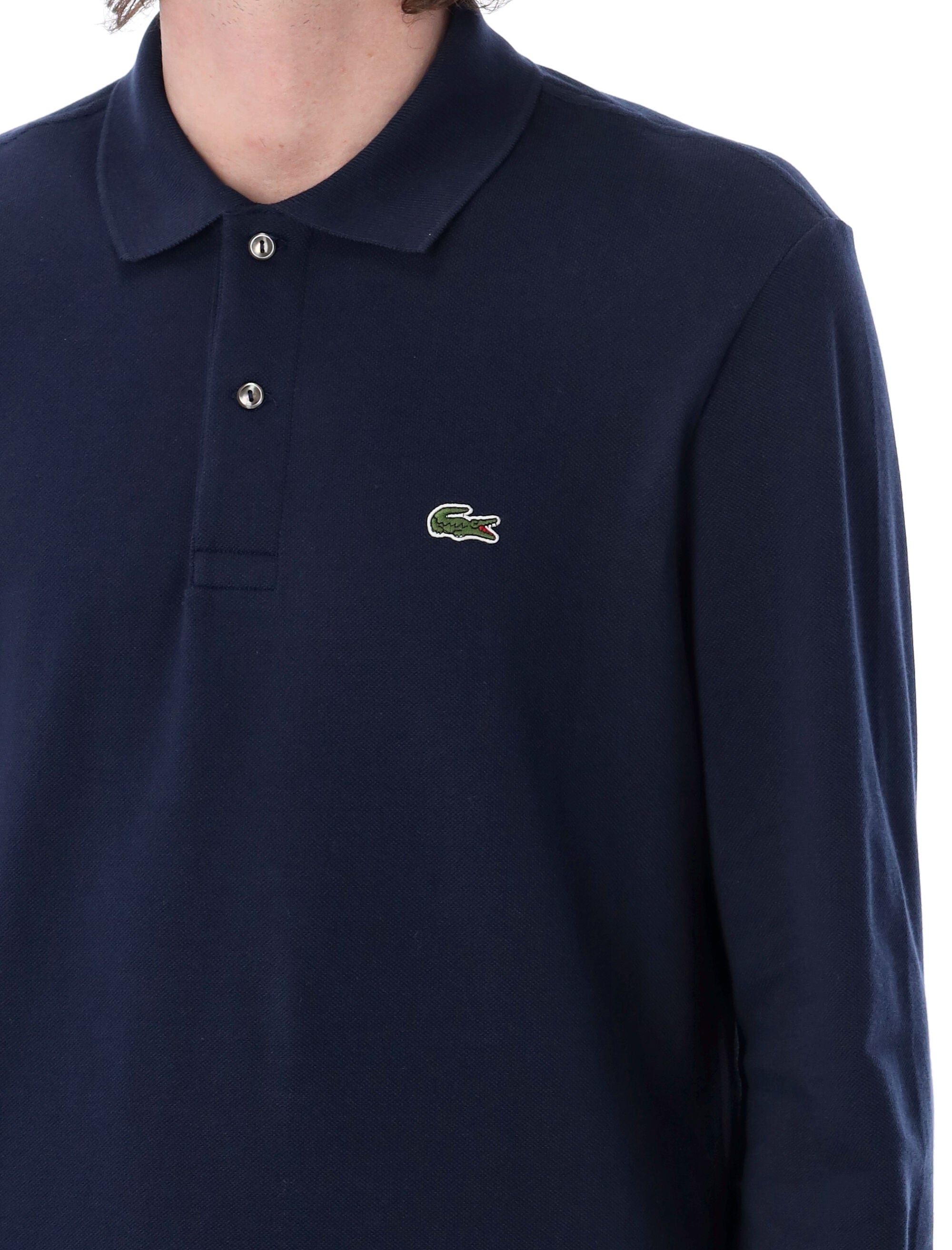 Lacoste long-sleeve classic polo Marine Cotton Tshirt
