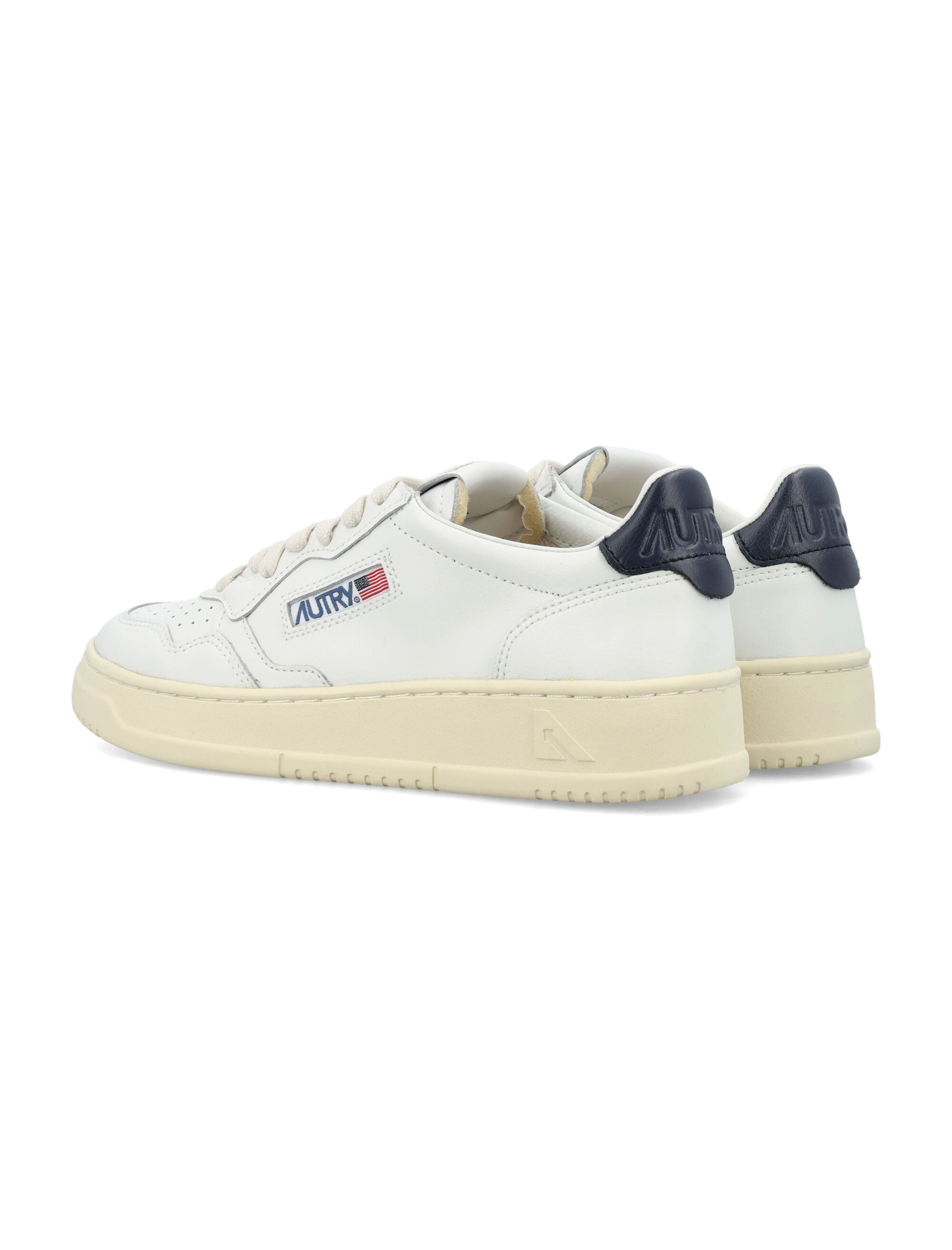 Autry Medalist Leather Low Sneakers - White Space Upper