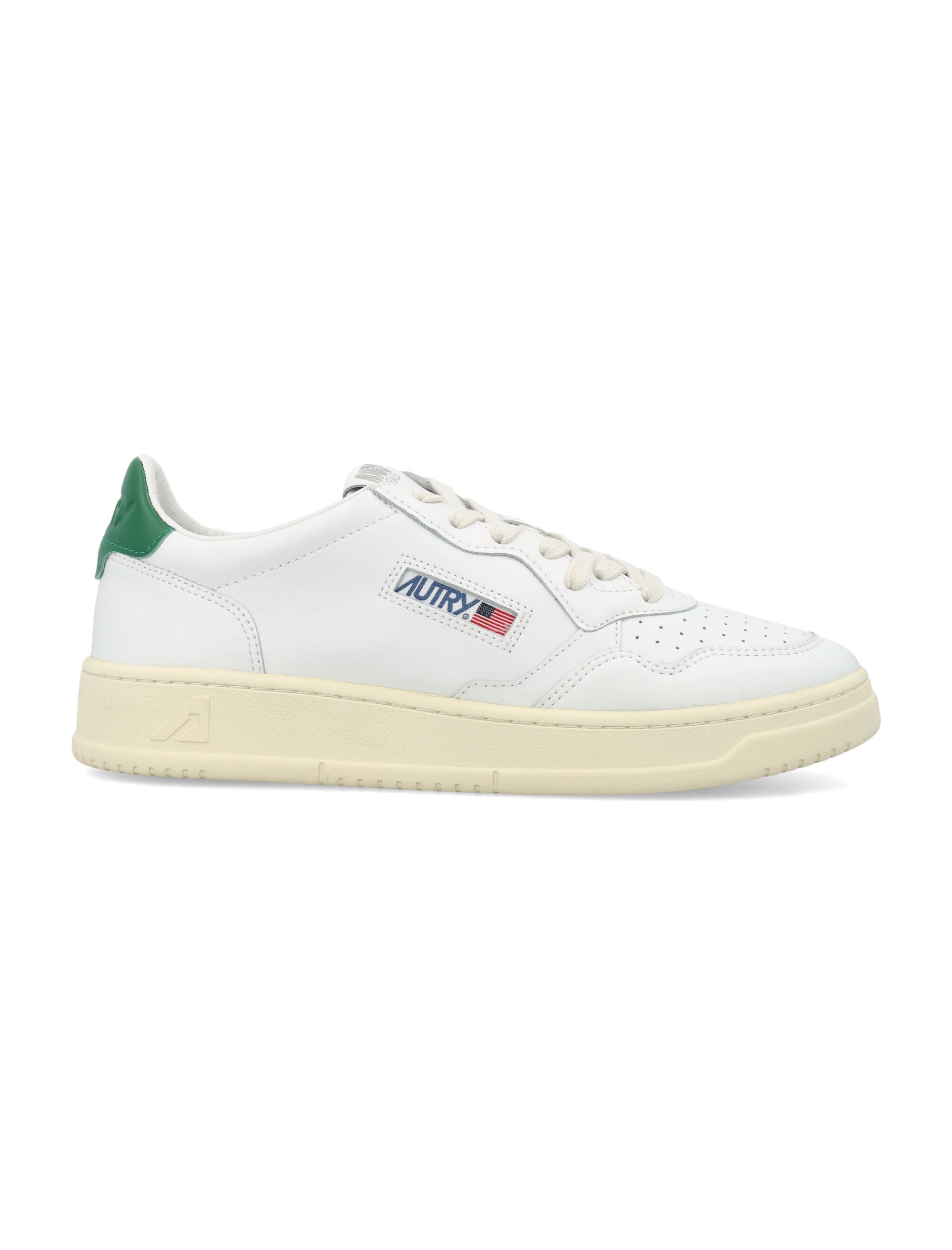 Autry Medalist Low mens sneakers - White-green White Green Upper