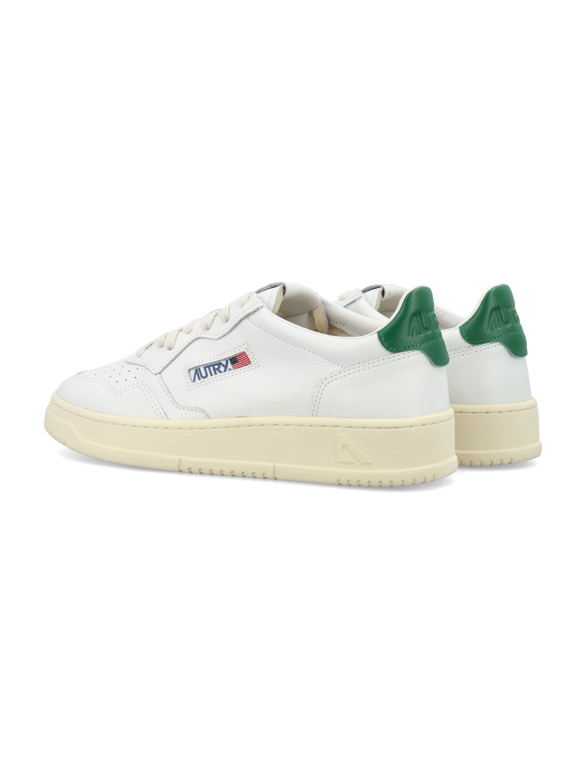 Autry Medalist Low mens sneakers - White-green White Green Upper