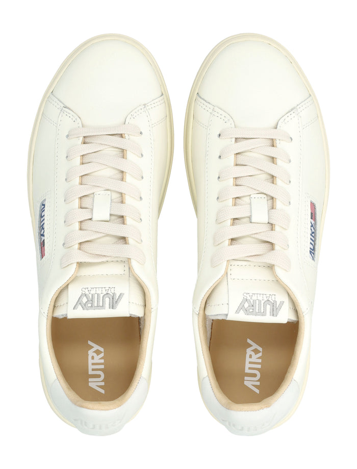 Autry Dallas White Low Sneakers Upper