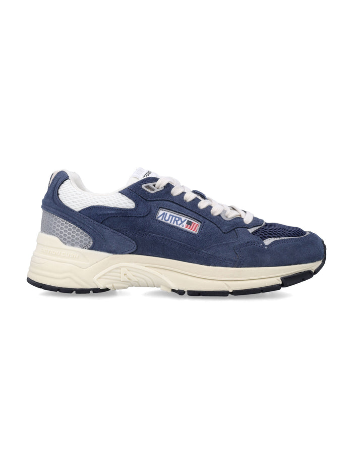 Autry Hyperway mesh & suede blue sneakers Bluette Marshmallow Upper